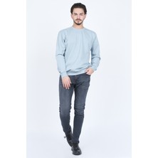 Metropolitan Erkek Bisiklet Yaka Sweatshirt 62422106 Turkuaz