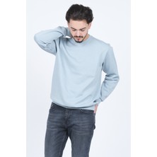 Metropolitan Erkek Bisiklet Yaka Sweatshirt 62422106 Turkuaz