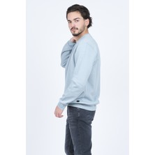 Metropolitan Erkek Bisiklet Yaka Sweatshirt 62422106 Turkuaz