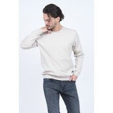 Metropolitan Erkek Bisiklet Yaka Sweatshirt 62422106 Taş