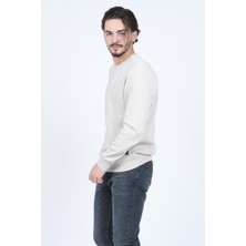 Metropolitan Erkek Bisiklet Yaka Sweatshirt 62422106 Taş