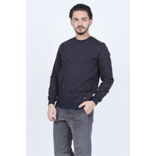 Raymons Erkek Desenli Bisiklet Yaka Triko Sweat 6782270 Bordo