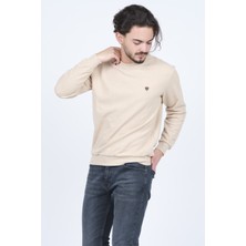 Metropolitan Erkek Bisiklet Yaka Sweatshirt 6240101 Bej