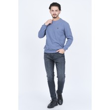 Metropolitan Erkek Bisiklet Yaka Sweatshirt 6240101 Indigo