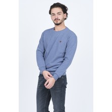 Metropolitan Erkek Bisiklet Yaka Sweatshirt 6240101 Indigo