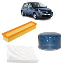 Mais Renault Clio 2 3lü Filtre Bakım Seti 1.5 Dci 2001-2010 KİT2070A