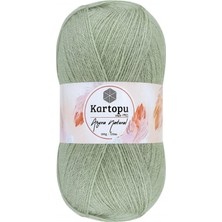 Kartopu Angora Natural Çağla Yeşili K426 Ince Yeleklik Yünlü Ip 100GR