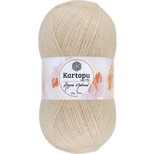 Kartopu Angora Natural Kum Beji K855 Ince Yeleklik Yünlü Ip 100GR