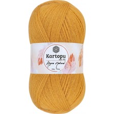 Kartopu Angora Natural Hardal K310 Ince Yeleklik Yünlü Ip 100GR