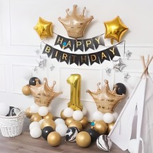 Çıtı Pıtı Store 1 Yaş Kral Taçlı Doğum Günü