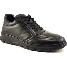 Libero 4502 Yumuşak Deri Erkek Günlük Ayakkabı-Siyah