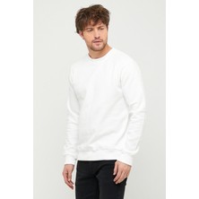 MEİLİFENG Erkek Basic 2 Iplik Sweatshirt