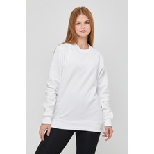 MEİLİFENG Bayan Basic 2 Iplik Sweatshirt