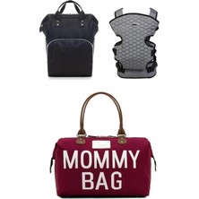 Lupi Tasarım Lui Tasarım Anne Bebek Bakım Sırt Çantası, Bebek Taşıma Kanguru ve Mommy Bag Anne Bebek Bakım Çantası