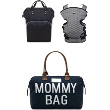 Lupi Tasarım Lui Tasarım Anne Bebek Bakım Sırt Çantası, Bebek Taşıma Kanguru ve Mommy Bag Anne Bebek Bakım Çantası