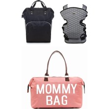 Lupi Tasarım Lui Tasarım Anne Bebek Bakım Sırt Çantası, Bebek Taşıma Kanguru ve Mommy Bag Anne Bebek Bakım Çantası