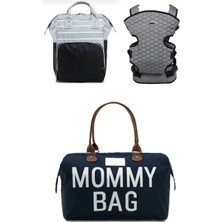 Lupi Tasarım Lui Tasarım Anne Bebek Bakım Sırt Çantası, Bebek Taşıma Kanguru ve Mommy Bag Anne Bebek Bakım Çantası