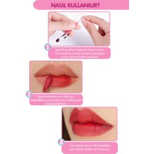 Mujgan Tek Kullanımlık 24 Saat Kalıcı 20 Adet Taşınabilir Çubuk Ruj Cotton Swab Lip Glaze Kırmızı