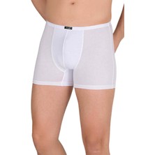 Pemilo Erkek 440688 Düz Modal Boxer Beyaz