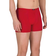 Pemilo Erkek 440688 Düz Modal Boxer Kırmızı