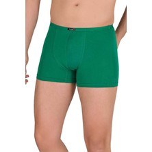 Pemilo 3 Adet Erkek 440688 Düz Modal Boxer Yeşil