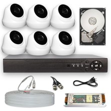 Bycam 6 Kameralı Full Hd Güvenlik Kamera Seti 5mp Lens 500GB Harddisk