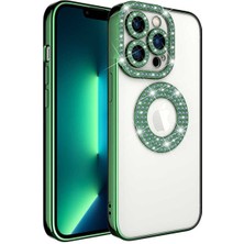 Erbay Apple iPhone 11 Kılıf Köşeleri Renkli Şeffaf Kamera Korumalı Silikon Luxury Kapak Uyumlu