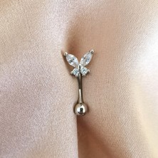 Bylin Cerrahi Çelik Muz Piercing / Banana Piercing / Rook Piercing / Kaş Piercing - 1 Adet