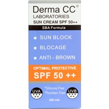 Derma CC Laboratories Derma cc Güneş Kremi SPF50 ( Plus Plus ) 200ML - Sun Block - Antı Brown - Blocage