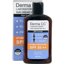 Derma CC Laboratories Derma cc Güneş Kremi SPF50 ( Plus Plus ) 200ML - Sun Block - Antı Brown - Blocage