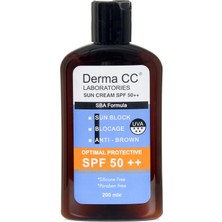 Derma CC Laboratories Derma cc Güneş Kremi SPF50 ( Plus Plus ) 200ML - Sun Block - Antı Brown - Blocage