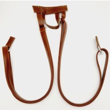 Angel Çanta Aksesuar Suni Deri Taba Renk Sırt Çantası Sapı Gümüş Metalli