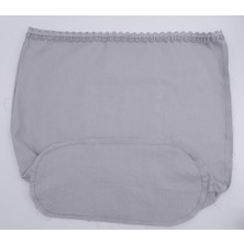 Angel Çanta Aksesuar Açık Gri 25X12 cm Oval Tabanlı Dikilmiş Fermuarsız Astar