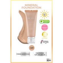 Note Mineral Saten Bitişli SPF 15 Kapatıcı Fondöten 401