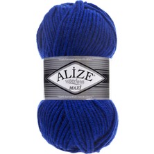 Alize Superlana Maxi %25 Yün - %75 Akrilik / 100 gr - 100 M  Atkı Bere Örmek Için 141 Saks