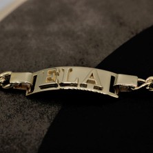 Diamine Altın Bileklik Altın Isim Bileklik