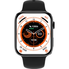 Şehr-I Pazar Watch 8 Dt Max Siyah Akıllı Saat Iphone ve Android Tüm Telefonlara Uyumlu Geniş Ekran Hd