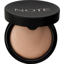 Note Baked Powder Işıltılı Bitişli Highlighter Toz Yüz Pudrası 01 Stardust