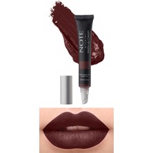 Note Mineral Matte Lip Cream Yarı Mat Bitişli Likit Ruj 07 Brownight - Kızıl Kahverengi