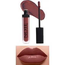 Note Mattemoist Lipgloss Yarı Mat Saten Bitişli Likit Ruj 415 Shy Berry - Bordo