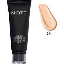 Note Luminous Moisturizing Fondöten 01 Beige