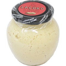 LAÇOKO  350 Gram Şekersiz, Katkısız, Glutensiz, Vegan, Doğal Az Kavrulmuş (ÇİĞ) Yer Fıstığı Ezmesi (350 Gram) 