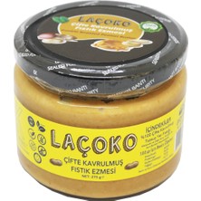 Laçoko Şekersiz Katkısız Glutensiz Çifte Kavrulmuş Yer Fıstığı Ezmesi 275 gr