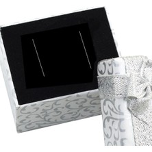 Hediye Shop Monogram Yazılı Gümüş Kaplama Kare Kol Düğmesi