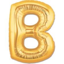Çıtı Pıtı Store B Harf Folyo Balon Altın Renk
