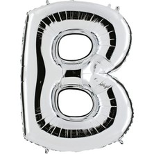 Çıtı Pıtı Store B Harf Folyo Balon Gümüş