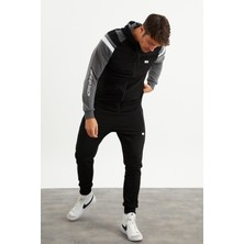 Mysport Erkek Eşofman Takım Siyah Renk Sezonsuz %74 Pamuk %20 Polyester %6 Likra
