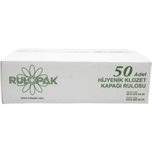 Rulopak Sensörlü Hijyenik Klozet Kapağı Rulosu 50'li