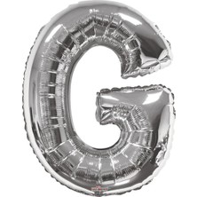 Çıtı Pıtı Store Folyo Balon Harf Gümüş G