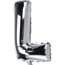 Çıtı Pıtı Store Folyo Balon Harf Gümüş L